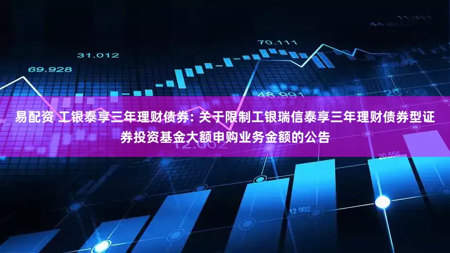 易配资 工银泰享三年理财债券: 关于限制工银瑞信泰享三年理财债券型证券投资基金大额申购业务金额的公告